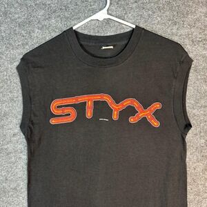 Vintage 1983 STYX Kilroy Was Here Tour Tank Top Single Stitch Hem Mens Medium